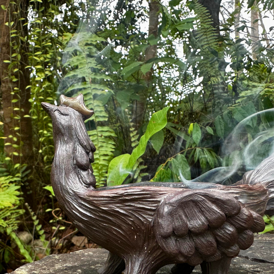 Mythical Creature Charcoal Holder | Frankincense Burner | Old Gold