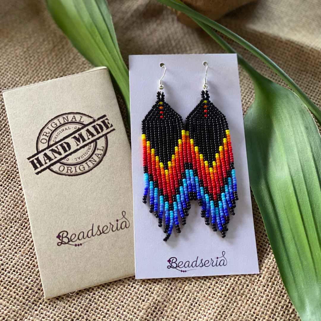 Mexican Vibes Beaded Earrings