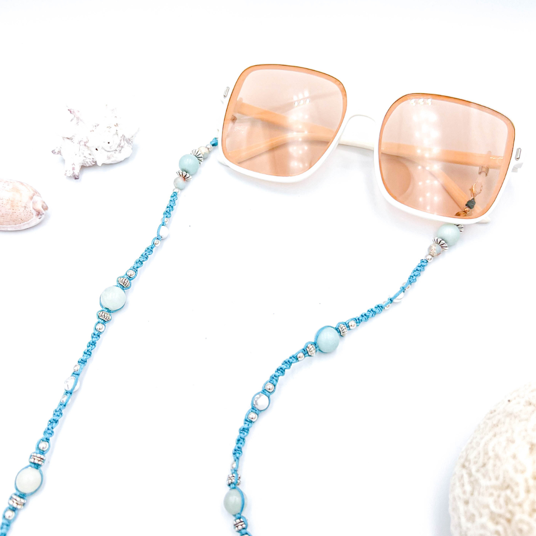 Sunglass Necklace - Blue