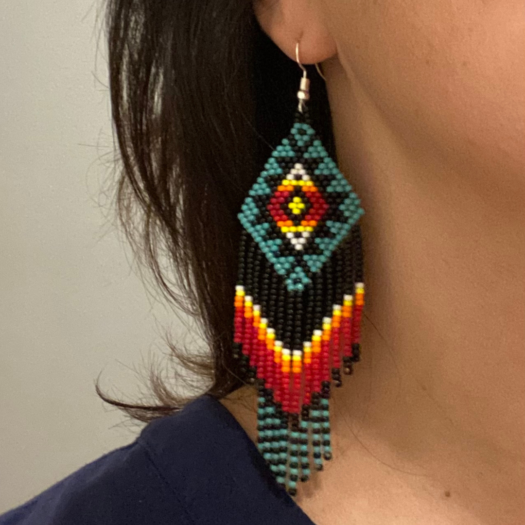 Beaded Earrings "Ethnic"