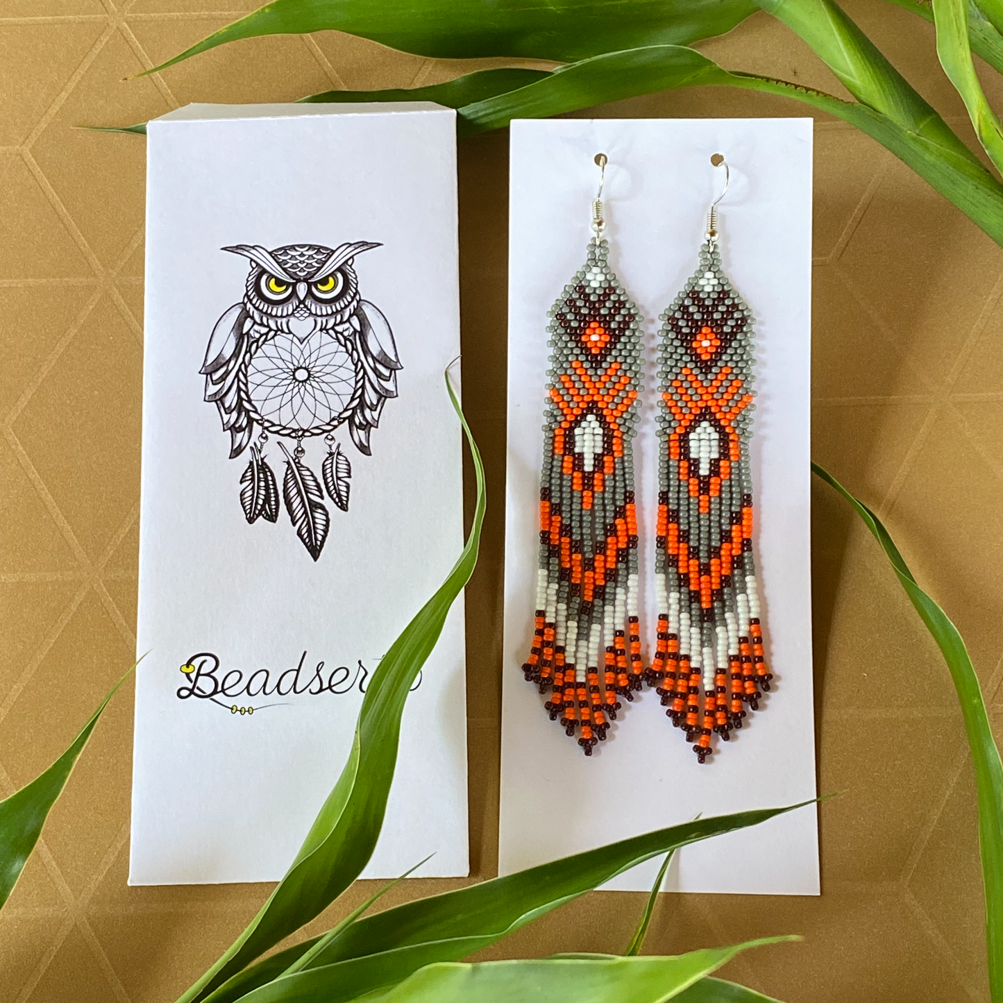 Native American’s Beaded Earrings