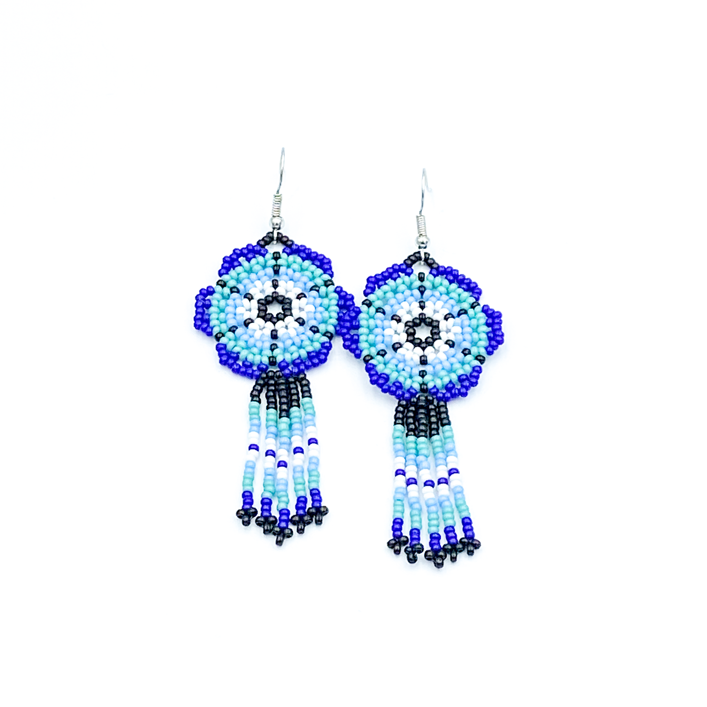 Huichol Peyote Beaded Earrings