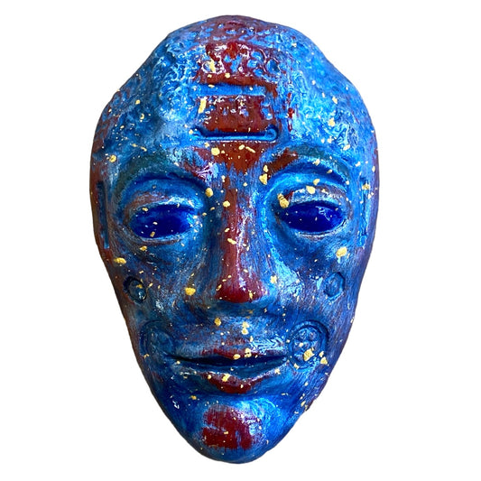Blue Shamanic Mask