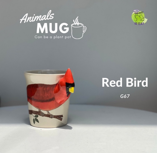 Red Bird Mug