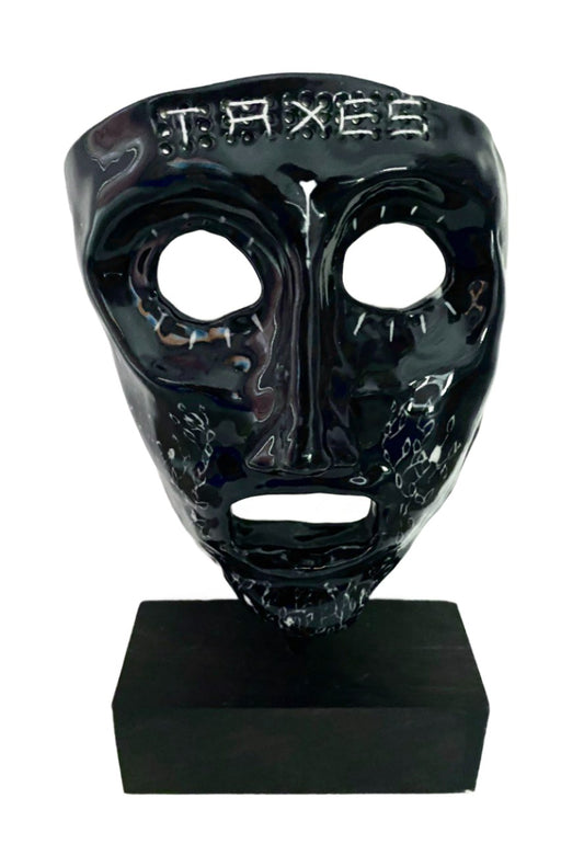 Taxes ceramic mask