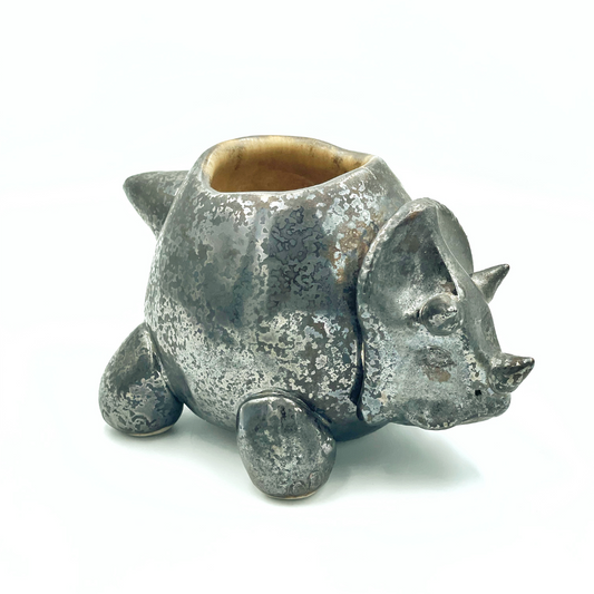 Triceratops Mug | Yerba Mate Calabash | Dino Cup