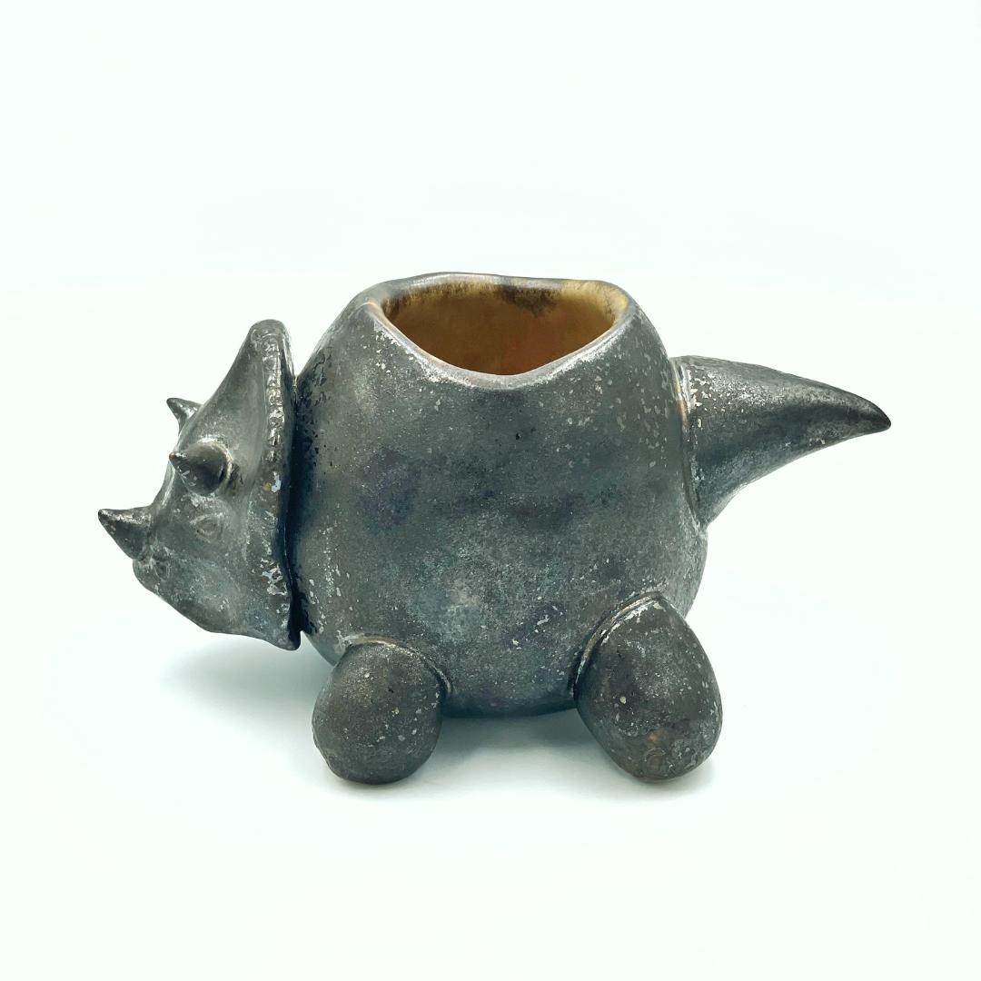 Triceratops Mug | Yerba Mate Calabash | Dino Cup