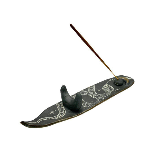 Snake design incense holder
